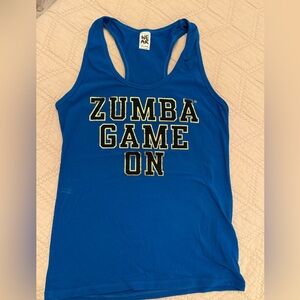 Zumba Fitness Vibrant Blue Tank Top